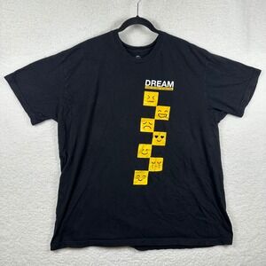 Dream Going Through The Emotions Black Graphic T-Shirt Mens 3XL YouTuber Merch